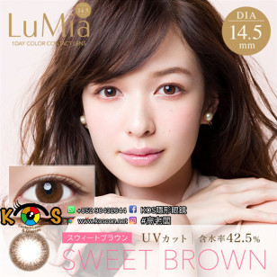 [DIA 14.5 42.5%]LuMia 1day Sweet Brown ルミア スウィートブラウン